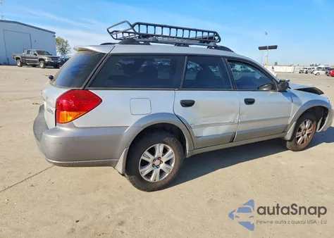 2005 Subaru Legacy Outback 2.5I z USA, uszkodzony, nr VIN 4S4BP61C856339752
